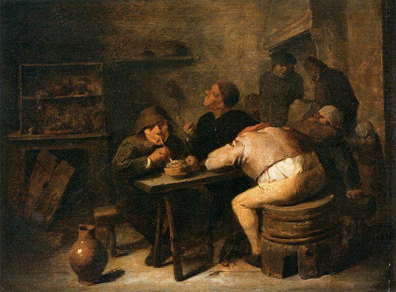 Interior of a Smoking Room, Adriaen Brouwer